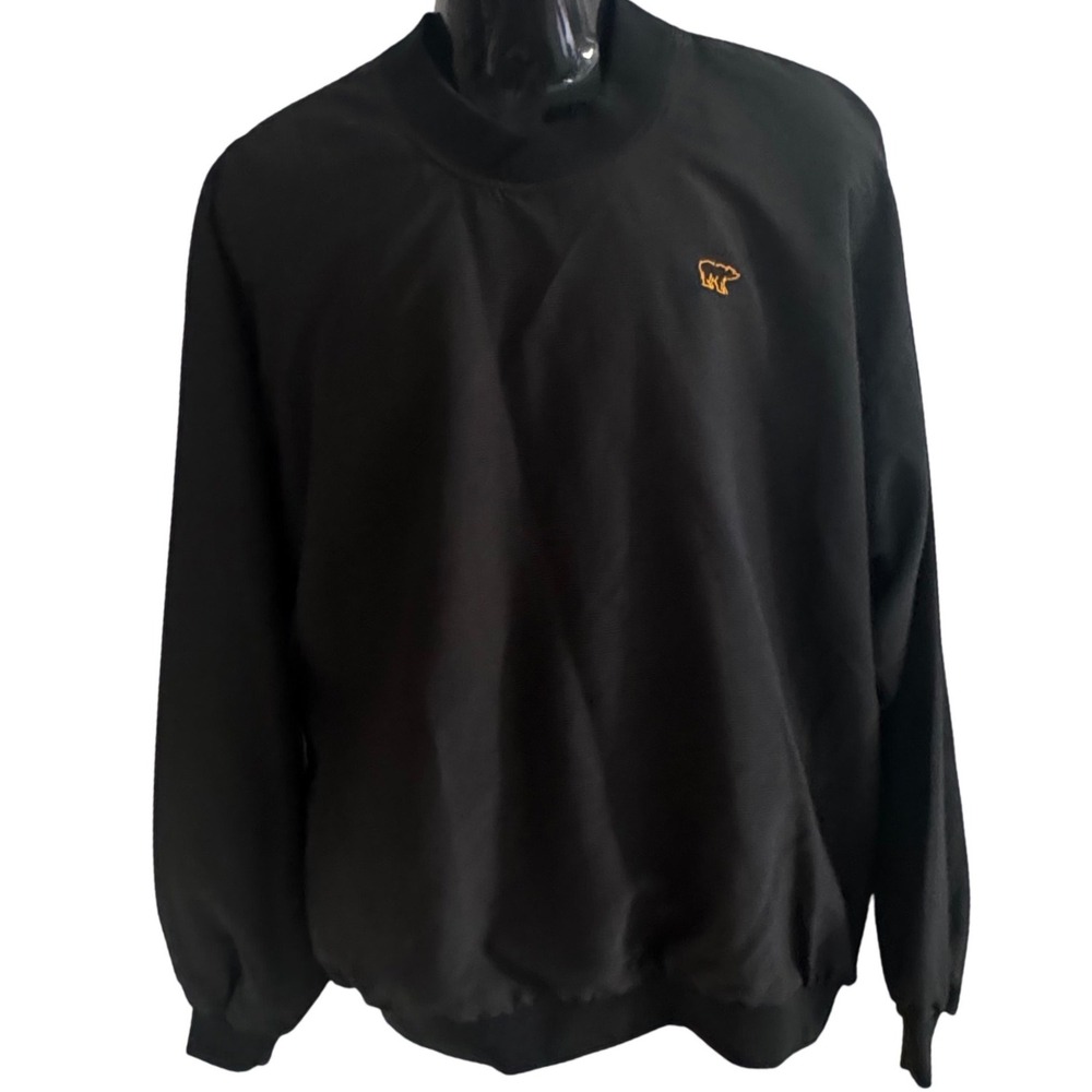 VTG Jack Nicklaus Golden Bear Mens Large Golf Windbreaker Pullover Lined L
928